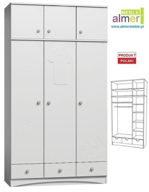 TEAM N10+N szafa dla dziecka 120x53 w.227