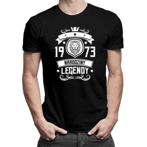 Lew 1973 Narodziny Legendy koszulka na urodziny pomysł na prezent