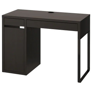 IKEA MICKE biurko 105x50 czarnobrązowy