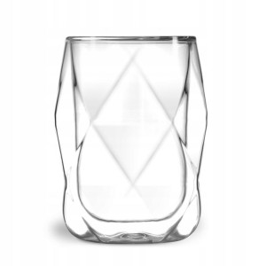 Szklanki GEO z podwójną ścianką 2 szt. 350 ml