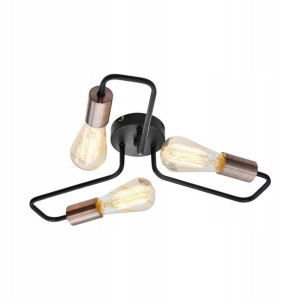 Lampa HERPE sufitowa 3-punktowa 48x12 cm
