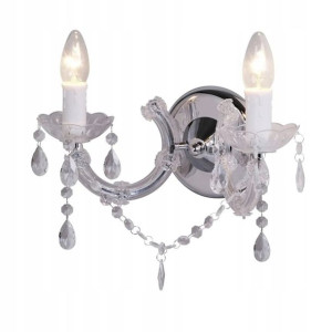 Kinkiet MAGNOLIA 2-punktowy 18x34x22 cm GLAMOUR