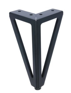 Nóżka Meblowa Czarna Nowoczesna 15,5cm