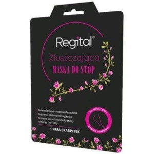 Regital, złuszczająca maska do stóp, 1 para