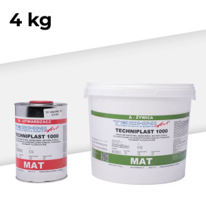 Bezbarwny Lakier Matowy Techniplast 1000 4kg Techniart