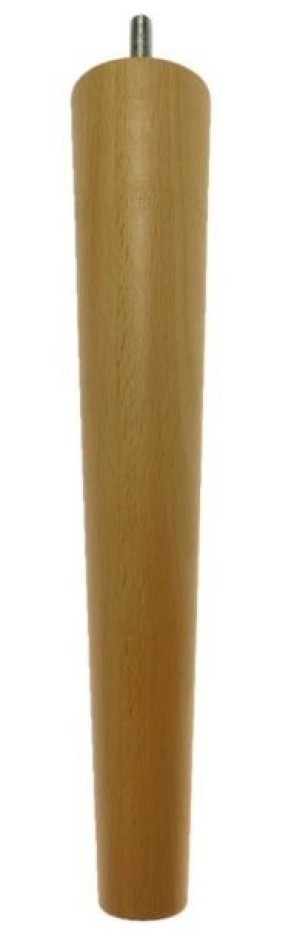 Noga meblowa nóżki mebli buk surowa 22cm