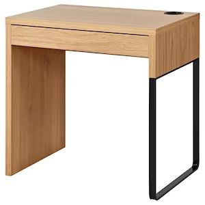 IKEA MICKE Biurko imit. dębu 73x50 cm