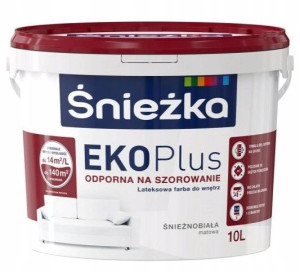 Śnieżka lateks Eko Plus Biała Farba 10l