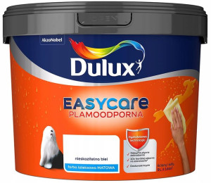 Dulux EasyCare Farba Nieskazitelna Biel Matowa 9L