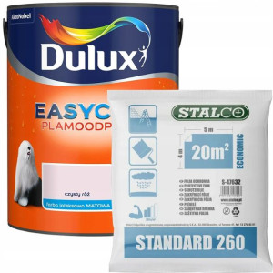 Dulux EasyCare Plamoodporna Czysty Róż 5L + GRATIS