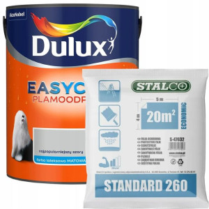 Dulux EasyCare Najpopularniejszy Szary 5L + GRATIS