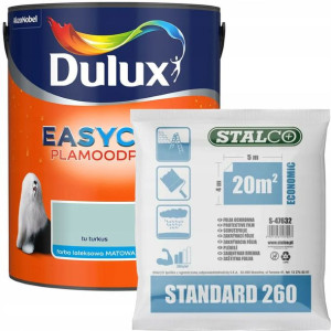 Dulux EasyCare Plamoodporna Tu turkus 5L + GRATIS
