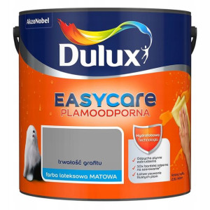 Dulux EasyCare Farba Ścienna Trwałość grafitu 2,5L