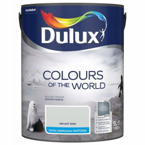 Dulux Kolory Świata Farba Lateksowa Okruch Lodu 5L