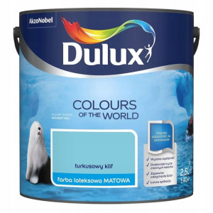 Dulux Kolory Świata Farba Turkusowy Klif Mat 2,5L