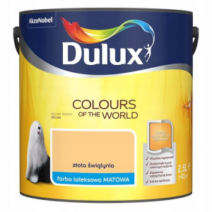 Dulux Kolory Świata Farba Złota Świątynia Mat 2,5L