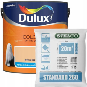 Dulux Kolory Świata Farba Złoty Posąg 2,5L +GRATIS