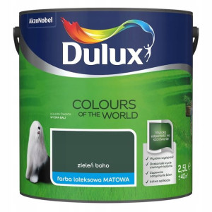 Dulux Kolory Świata Farba Zieleń Boho Matowa 2,5L