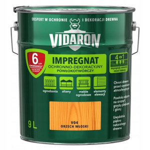 Vidaron Impregnat Ochronny 4w1 Orzech Włoski 9l