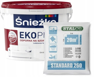 Śnieżka Lateks Eko Plus Biała Farba 10l + Gratis
