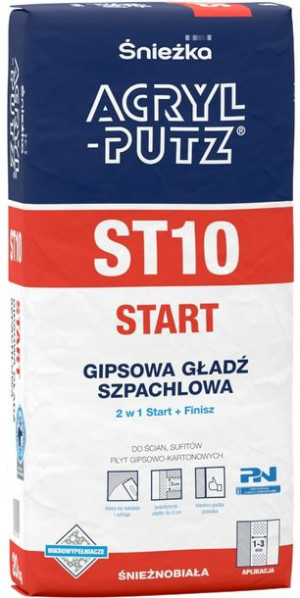 Śnieżka Gładź Szpachlowa Acryl-putz St10 20kg