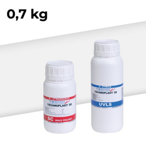 Żywica 0,7kg Techniplast 3d - Uvls + Techniplast 3d- Sc Techniart