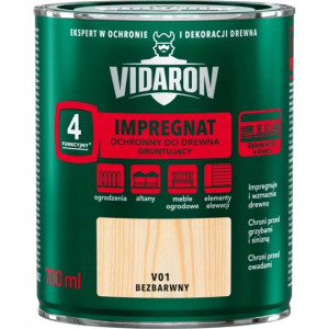 Vidaron Impregnat Grunt Do Drewna Bezbarwny 0,7l