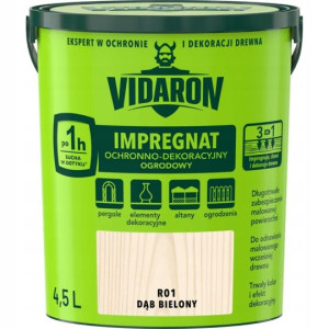 Vidaron Impregnat Ogrodowy 3w1 Dąb Bielony 4,5l