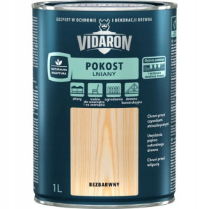 Vidaron Pokost Lniany Ekologiczny Bezbarwny 1l
