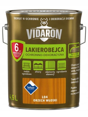 Vidaron Lakierobejca Do Drewna Orzech Włoski 4,5l
