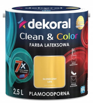Dekoral Clean&Color 2,5 l Słoneczny len