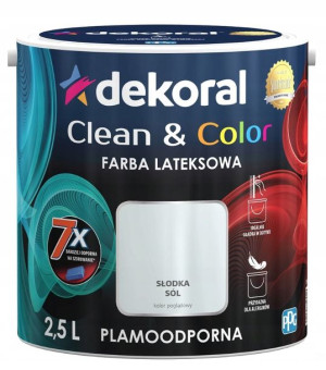 Dekoral Clean & Color 2,5 l słodka sól