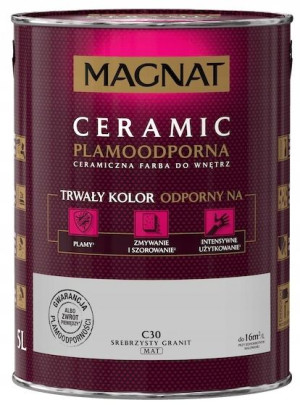 Farba Magnat Ceramic 5l Srebrzysty Granit
