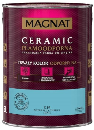Farba Do Ścian Magnat Ceramic 5l Naturalny Turkus
