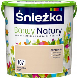 Farba Śnieżka Barwy Natury Angielska Róża 2,5l