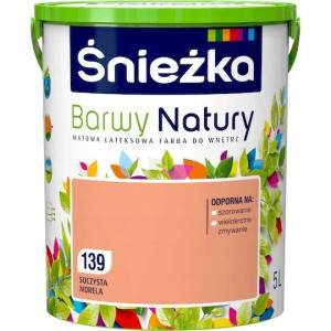 Farba Śnieżka Barwy Natury Soczysta Morela 5l