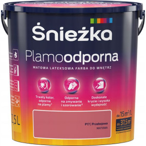 Farba Śnieżka Plamoodporna P17 Przebojowa 2,5l