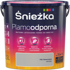 Farba Śnieżka Plamoodporna P26 Nowoczesna 2,5l
