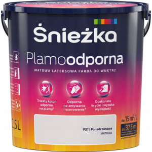 Farba Śnieżka Plamoodporna P37 Ponadczasowa 2,5l