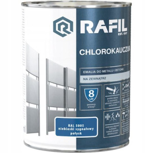 Rafil Chlorokauczuk Niebieski Sygnałowy Połysk 0,9