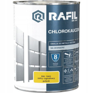 Rafil Chlorokauczuk Żółty Sygnałowy Połysk 0,9l