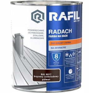 Rafil Radach Farba Na Dach Brąz Czekoladowy 0,75l