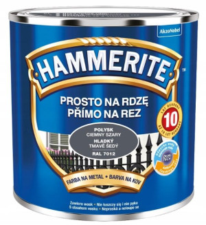 Hammerite Połysk Ciemny Szary 0,25 L