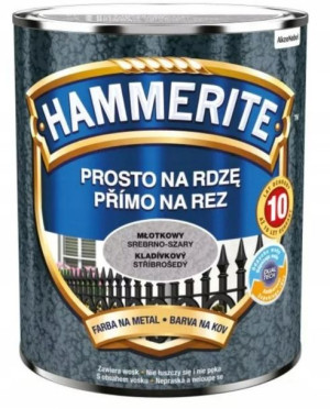 Hammerite Młotkowy Srebrno Szary 0,7