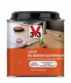 V33 lakier do blatów kuchennych 0,5L bezbarwny