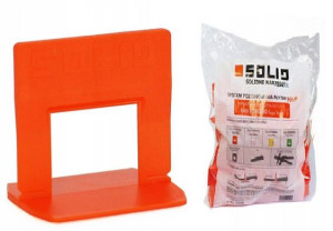 Solid System Poziomowania Płytek Klips 1 mm 440szt