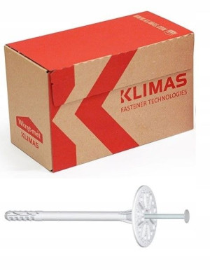 Kołki dyble styropianu metalowy trzpień 14cm metal