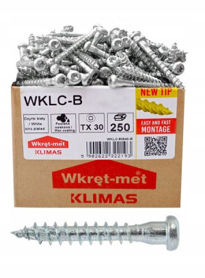 Wkręty do łączników ciesielskich 5x70mm TORX 250 s