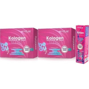 Zestaw 2xActivLab Kolagen Beauty kap, 30s + 1x Kolagen Beauty tab mus 20s