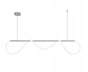 Lampa Sufitowa Wisząca Long Chrom Lina Led